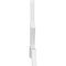 Ekena Millwork Vanguard Architectural Grade PVC Gable Bracket, 72"W x 30"H x 2"D x 4"F, 10/12 Pitch GBP072X30X0204VAN00 - alternate 5